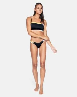 Colorblock Tube Bikini Top -HURLEY Sales ht1083 black colorblock 4