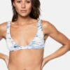 Zebra Color Wash Wrap Bikini Top -HURLEY Sales ht1101 multi zebra 1 68958238 0e75 487a a106 5cd8b0f0eb93