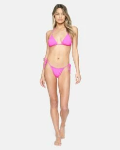 Solid Reversible Tri Bikini Top 10 Solid Reversible Tri Bikini Top -HURLEY Sales ht1111 fuchsia midnight plum 4 v2