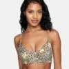 Jungle Cat Bikini Bralette -HURLEY Sales ht1116 jungle cat 1
