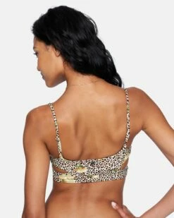 Jungle Cat Bikini Bralette -HURLEY Sales ht1116 jungle cat 3