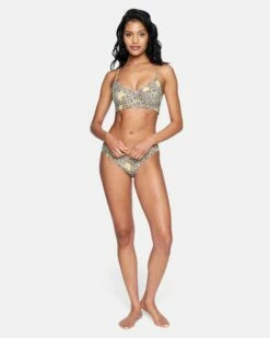 Jungle Cat Bikini Bralette -HURLEY Sales ht1116 jungle cat 4
