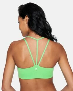 Max Solid Pull On Bikini Top -HURLEY Sales ht1120 kiwi kim 3