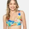 Beach Botanic Two Way Bikini Top -HURLEY Sales ht1174 beach botanic multi 1