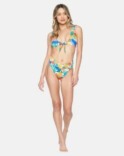 Beach Botanic Two Way Bikini Top -HURLEY Sales ht1174 beach botanic multi 4