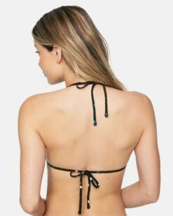 Cosmic Reversible Itsy Bitsy Bikini Top -HURLEY Sales ht1178 cosmic black 3