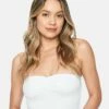 Texture Beach Tube Bikini Top -HURLEY Sales ht1198 coconut 1
