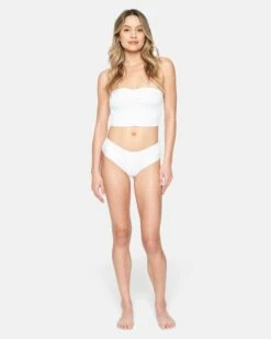 Texture Beach Tube Bikini Top -HURLEY Sales ht1198 coconut 4