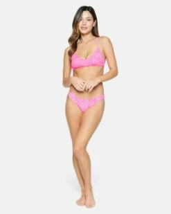 Jungle Walk Adjustable Open Back Top -HURLEY Sales ht1231 pink punch 4