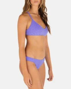 Mini Check Adjustable Open Back Top -HURLEY Sales ht1240 periwinkle 03