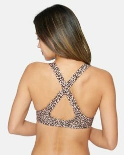 Max Leopard Cross Back Top 9 Max Leopard Cross Back Top -HURLEY Sales ht1256 brown sugar 3