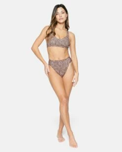 Max Leopard Cross Back Top 10 Max Leopard Cross Back Top -HURLEY Sales ht1256 brown sugar 4