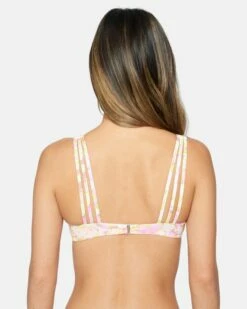 Beach Bloom Bralette -HURLEY Sales ht1260 rosebud 3
