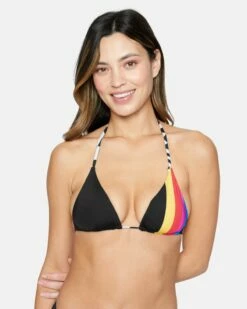 NASCAR REVERSIBLE TRIANGLE TOP -HURLEY Sales ht1277 black white 1