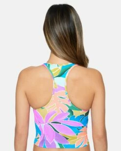 Max Isla Tankini -HURLEY Sales ht1279 violet 3