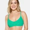 Terry Pop Bralette -HURLEY Sales ht1292 grass 1