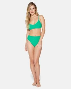 Terry Pop Bralette -HURLEY Sales ht1292 grass 4