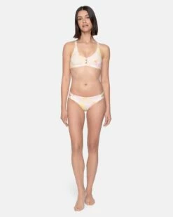 Max Aloha Hibiscus Scoop Top -HURLEY Sales ht1306 coconut 4