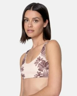 Max Hawaiian Lei Soft Strap Top -HURLEY Sales ht1308 seashell 2
