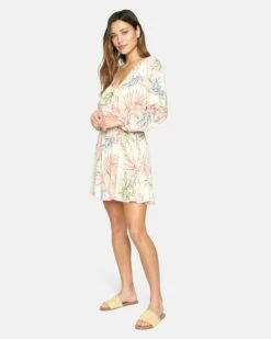 SUMMER MINI DRESS -HURLEY Sales hu003d3 cream multi 3