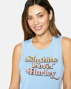 SUNSHINE LOVER MUSCLE TEE 10 SUNSHINE LOVER MUSCLE TEE -HURLEY Sales hu013k3 bayou 4