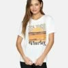 SUNRISE GIRLFRIEND TEE -HURLEY Sales hu020k3 white 1