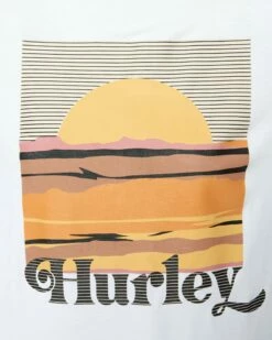 SUNRISE GIRLFRIEND TEE -HURLEY Sales hu020k3 white 4