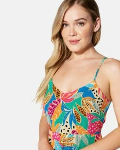 BAHIA TIE BACK SLIP DRESS -HURLEY Sales hu026d3 vibrant mint 4