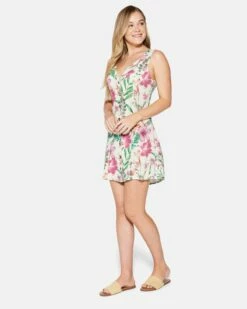 BOTANIC TUBE DRESS 9 BOTANIC TUBE DRESS -HURLEY Sales hu039d3 cream 3