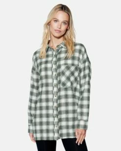 Odessa Plaid Boyfriend Shirt