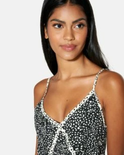 Animal Mini Dress -HURLEY Sales hu052d3 black 4