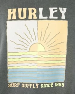 La Mer Boyfriend Crewneck -HURLEY Sales hu062f3 black 4