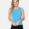 SHROOM DANI TANK -HURLEY Sales hu072k3 blue 1