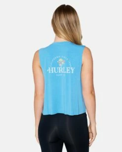 SHROOM DANI TANK -HURLEY Sales hu072k3 blue 2