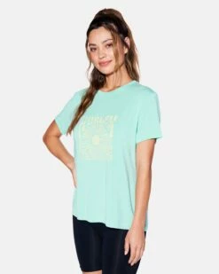 Sunday Girlfriend Tee -HURLEY Sales hu075k3 mint ice 3