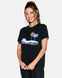 Wavestorm Girlfriend Tee 9 Wavestorm Girlfriend Tee -HURLEY Sales hu077k3 black 3