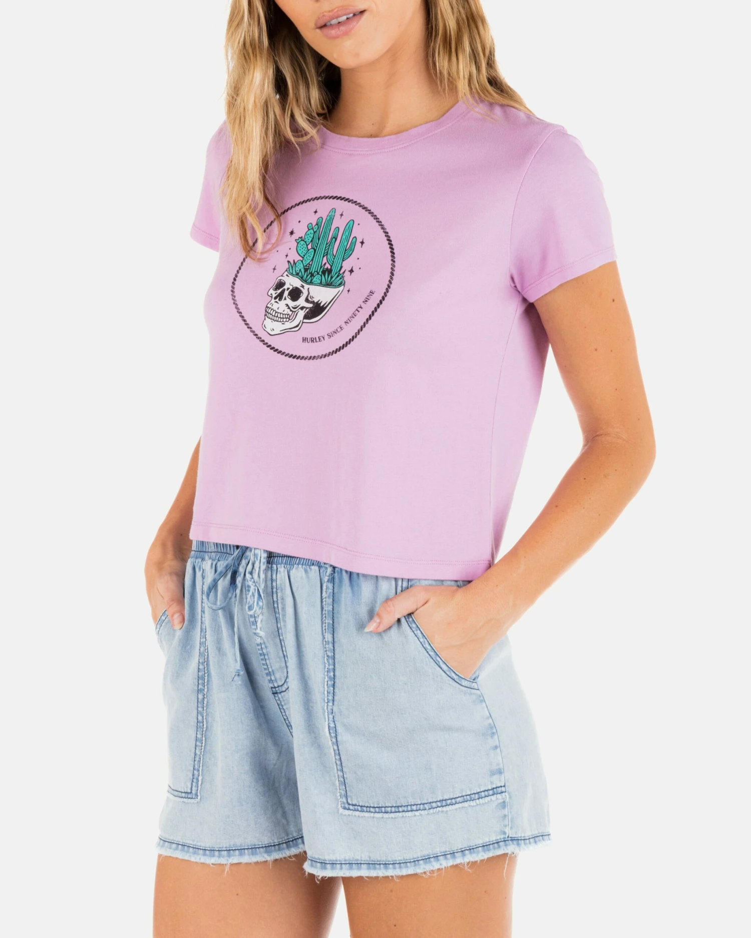 Cacti Baby Tee 5 Cacti Baby Tee - Image 3
