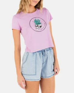 Cacti Baby Tee 10 Cacti Baby Tee -HURLEY Sales hu079k3 orchid 04