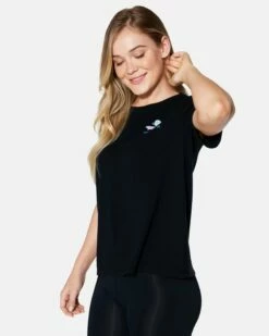 BE HAPPY CLASSIC TEE -HURLEY Sales hu089k3 black 3