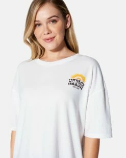 DESERT POINT BOYFRIEND TEE -HURLEY Sales hu104k3 white 4